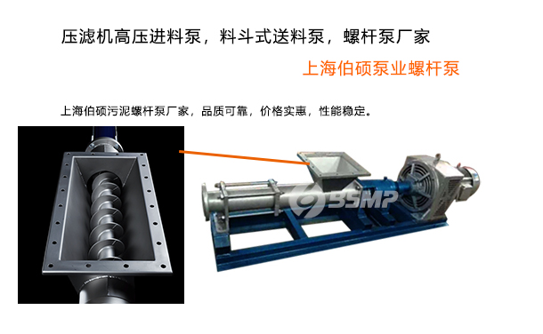 压滤机高压进料泵，料斗式送料泵，螺杆泵厂家