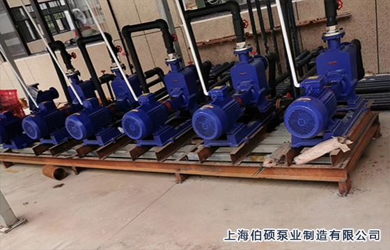 浙江嘉兴某机械设备公司，ZW型自吸泵安装测试现